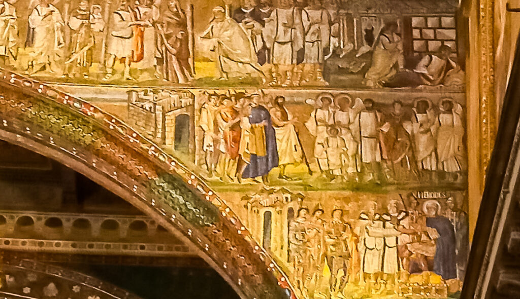 Santa Maria Maggiore arco trionfale mosaico